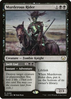 Murderous Rider // Swift End