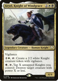 Aryel, Cavaleira de Windgrace