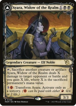 Ayara, Widow of the Realm // Ayara, Furnace Queen