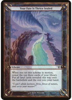 Your Fate Is Thrice Sealed