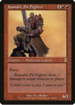 Kamahl, Lutador da Liça
