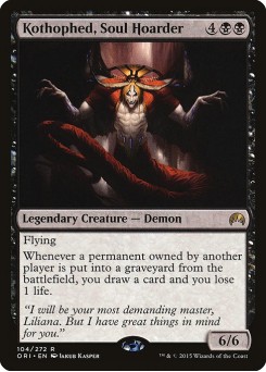 Kothophed, Acumulador de Almas
