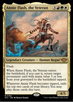 Annie Flash, a Veterana