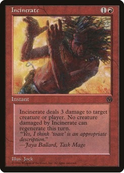 Incinerate