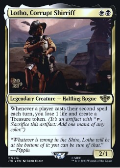 Lotho, Corrupt Shirriff