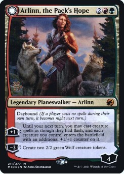 Arlinn, the Pack's Hope // Arlinn, the Moon's Fury