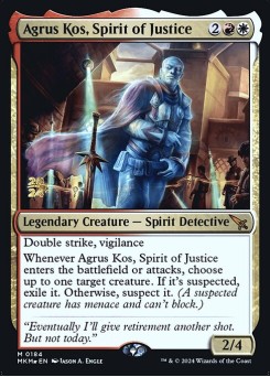 Agrus Kos, Spirit of Justice