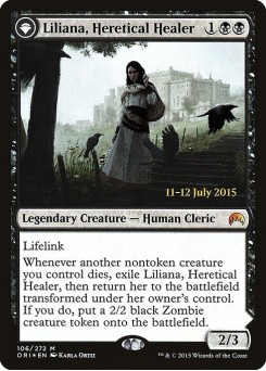 Liliana, Heretical Healer // Liliana, Defiant Necromancer