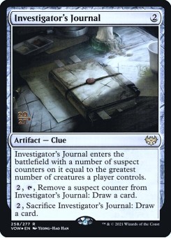 Investigator's Journal