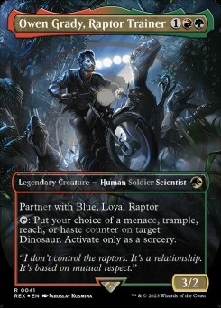 Owen Grady, Raptor Trainer