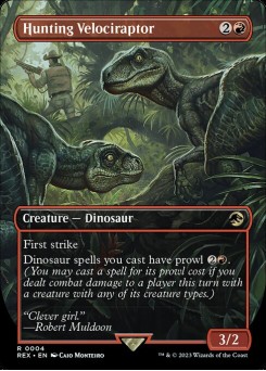 Velociraptor à Caça