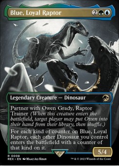 Blue, Raptora Leal