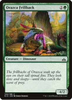 Dorso-frisado de Orazca