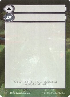 Double-Faced Substitute Card