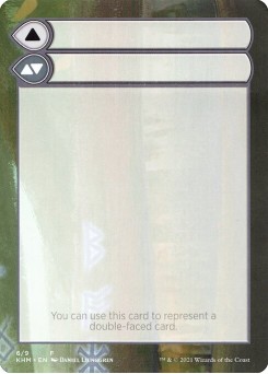 Double-Faced Substitute Card