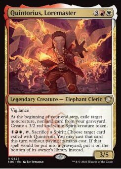 Quintorius, Loremaster