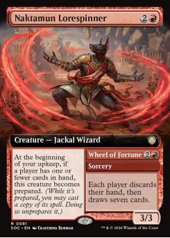 Naktamun Lorespinner // Wheel of Fortune