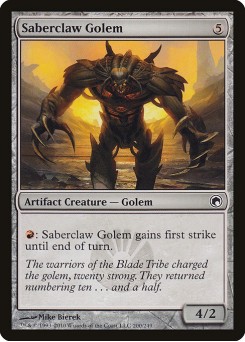 Golem Garras-de-Sabre
