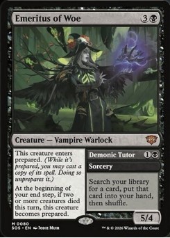 Emeritus of Woe // Demonic Tutor