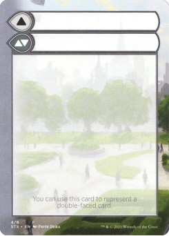 Double-Faced Substitute Card