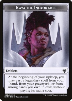 Kaya the Inexorable Emblem