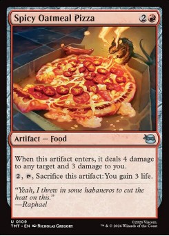 Spicy Oatmeal Pizza