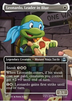 Leonardo, Leader in Blue