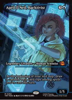 April O'Neil, Hacktivist