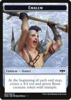 Domri, Chaos Bringer Emblem