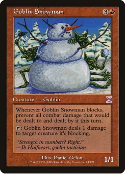 Boneco de Neve dos Goblins