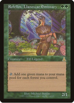 Rofellos, Emissário de Llanowar