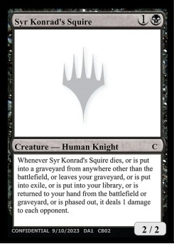 Syr Konrad's Squire