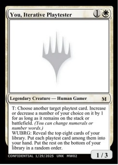 You, Iterative Playtester