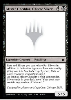 Mister Cheddar, Cheese Sliver