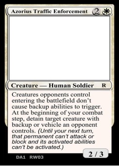 Azorius Traffic Enforcement