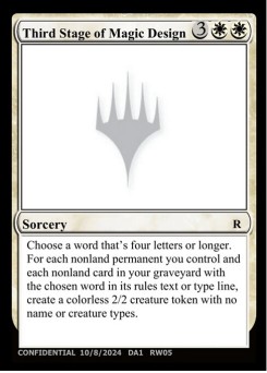 Third Stage of Magic Design