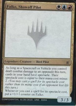 Falko, Showoff Pilot