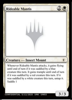 Rideable Mantis