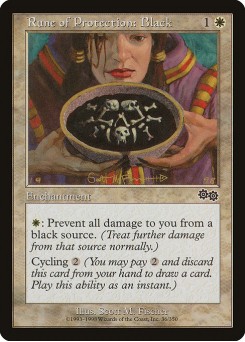 Runa de Proteção: Preto
