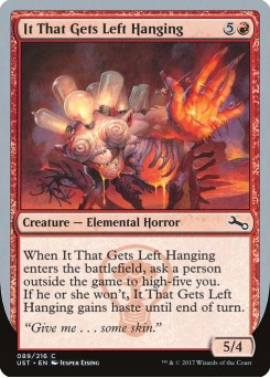 It That Gets Left Hanging