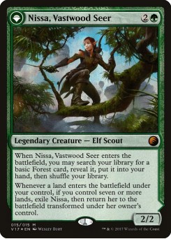 Nissa, Vastwood Seer // Nissa, Sage Animist