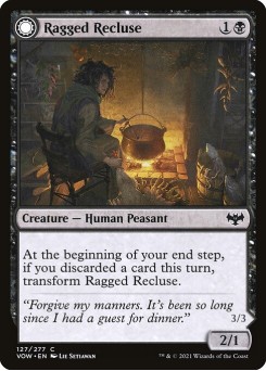 Ragged Recluse // Odious Witch