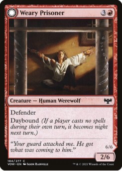 Weary Prisoner // Wrathful Jailbreaker