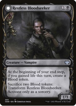 Restless Bloodseeker // Bloodsoaked Reveler