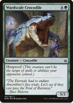 Crocodilo de Escamas Defletoras