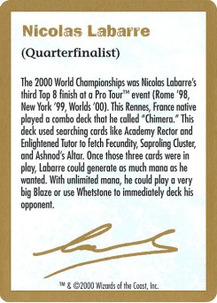 Nicolas Labarre Bio
