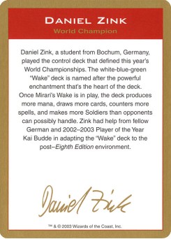 Daniel Zink Bio
