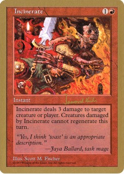 Incinerate