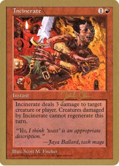 Incinerate