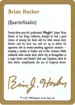 Brian Hacker Bio
